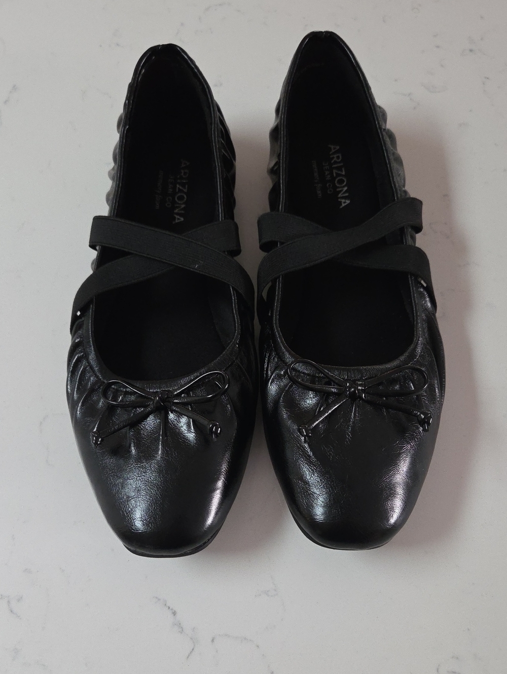 Arizona Jean Company Drew Cross-Strap Ballet Flats